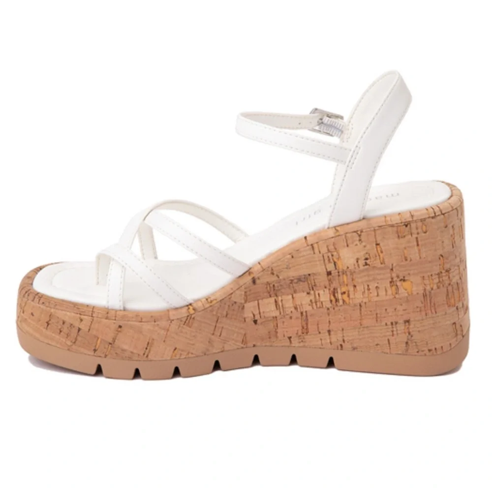 Madden Girl Volt-C Sandals White